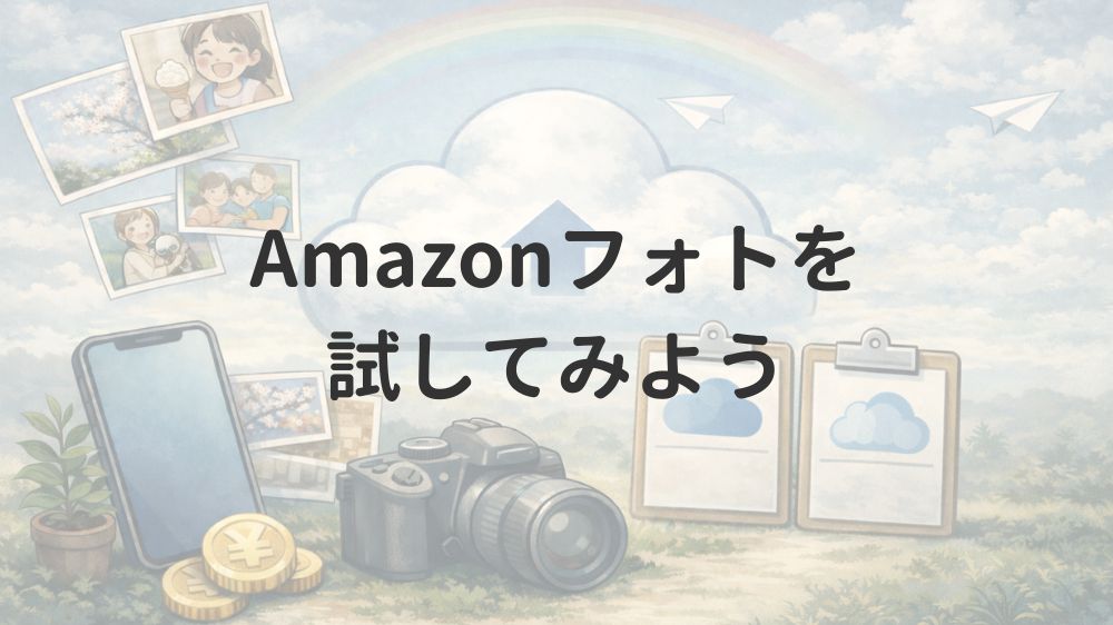 Amazonフォトを試してみよう